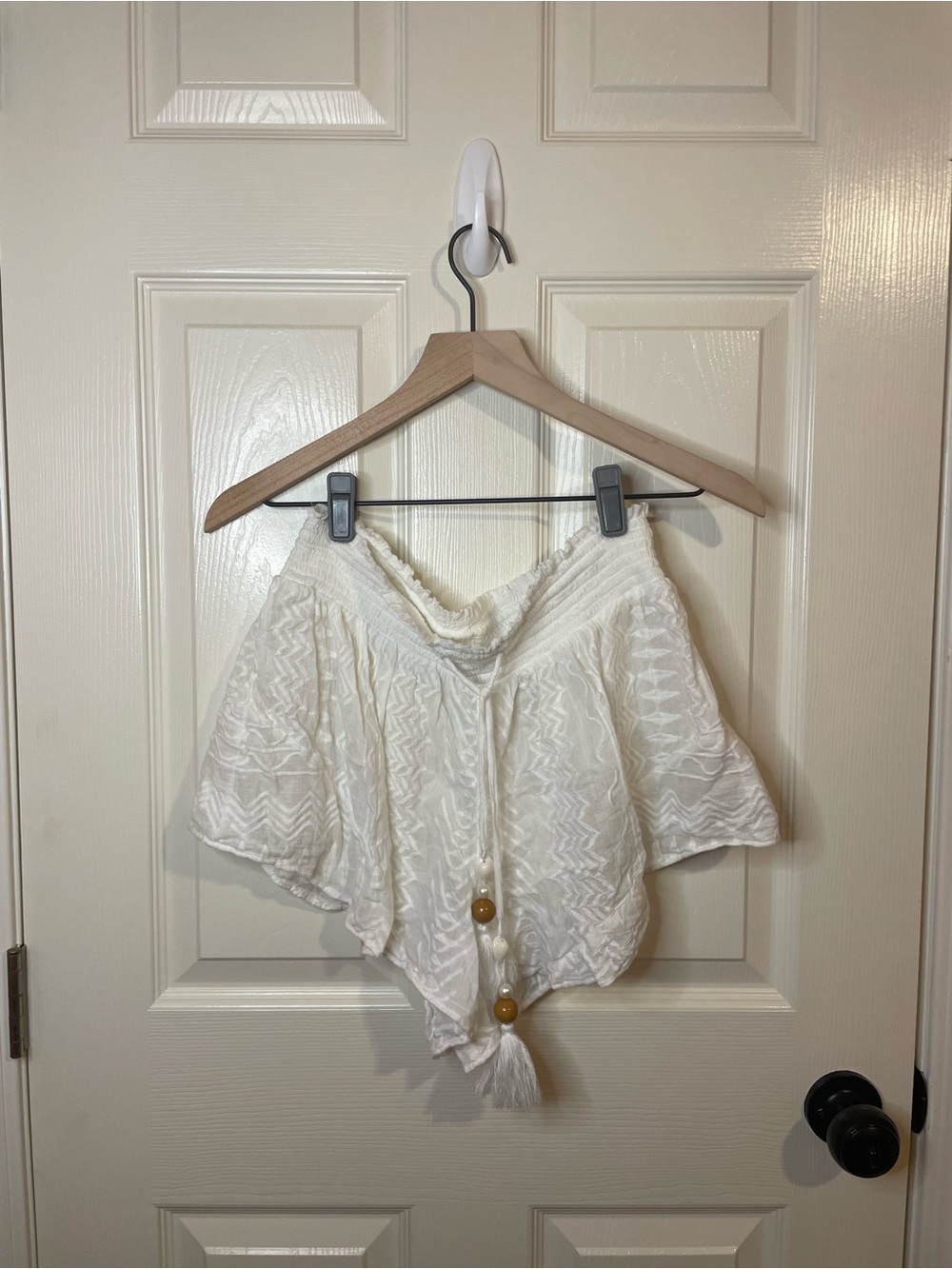 Ramy Brook Beni Embroidered Shorts in White Size XS - Picture 3 of 10